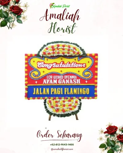 Bunga Papan Congratulation di Mepro Hall Bandung